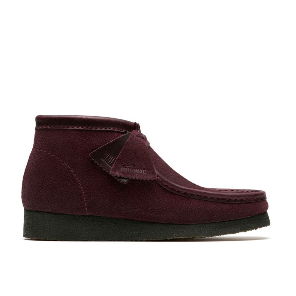 Clarks Mens Wallabee Boot Red Boots (NWT)